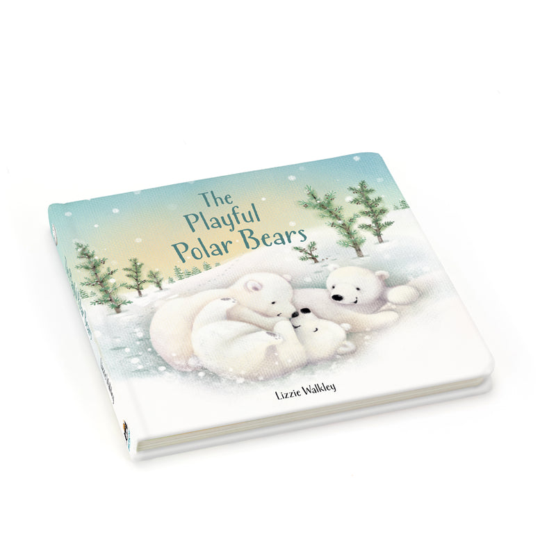 Jellycat childrens picture book Playful Polar Bears