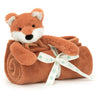 Jellycats stuffed animals bashful fox blankie