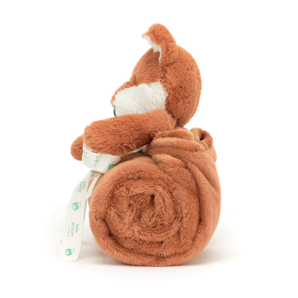 Jellycat toy animals bashful fox blankie