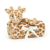 Jellycat stuff animal giraffe blankie