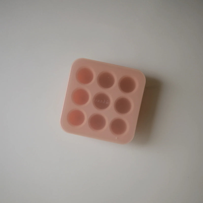 mushie freezer tray blush