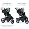 Graco baby car seat adapters for BOB Single Jogging Strollers