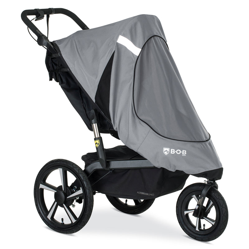 BOB Gear Single Jogging stroller sun shield in grey