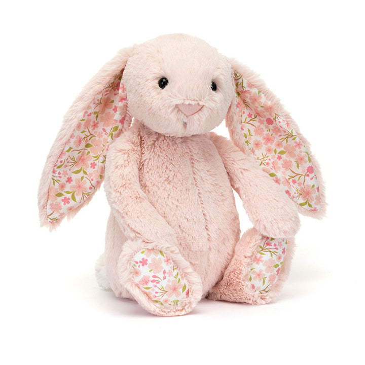 Jellycat Blossom Blush Bunny 'Cherry' Original cuddly plush - baby shower gift - whimsical kids room decor - main photo