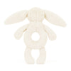 Jellycat plushies bashful cream bunny rattle