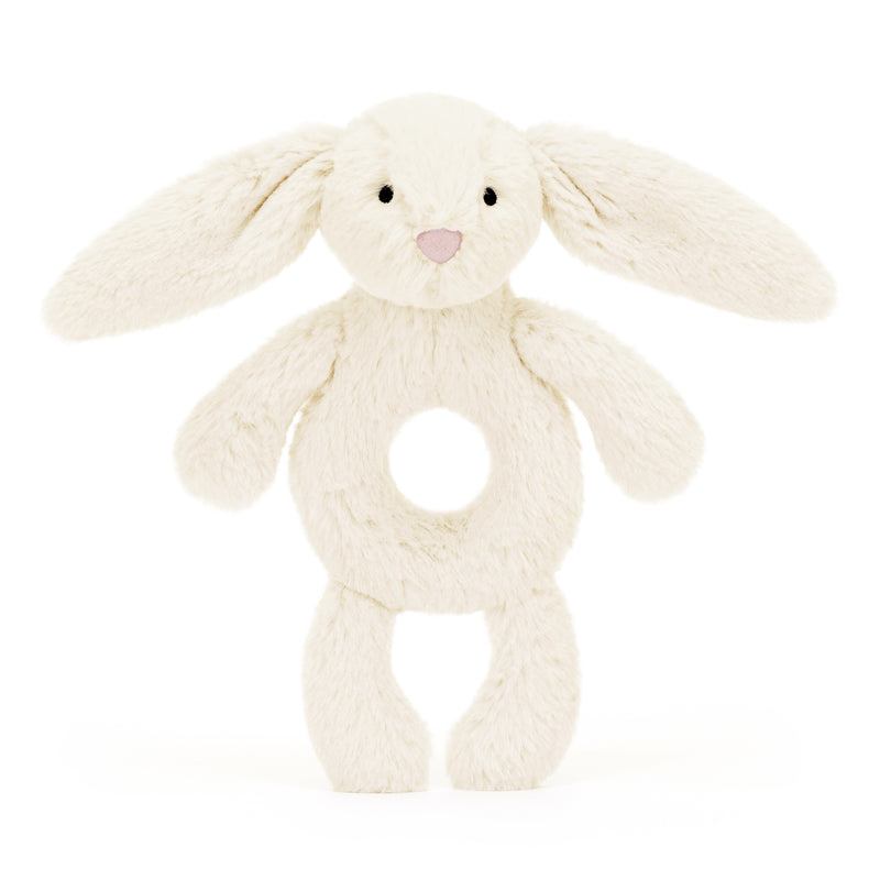 Jellycat stuffed animals cream bunny rattle