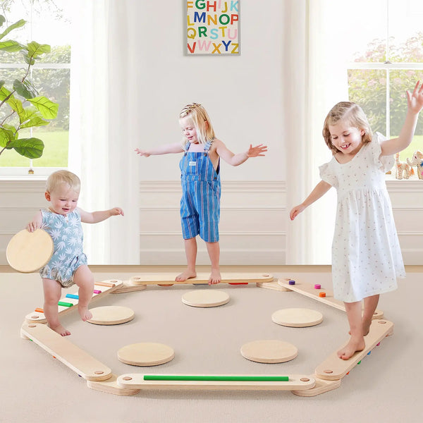 Tiny Land® Montessori Balance Beam Kids toys