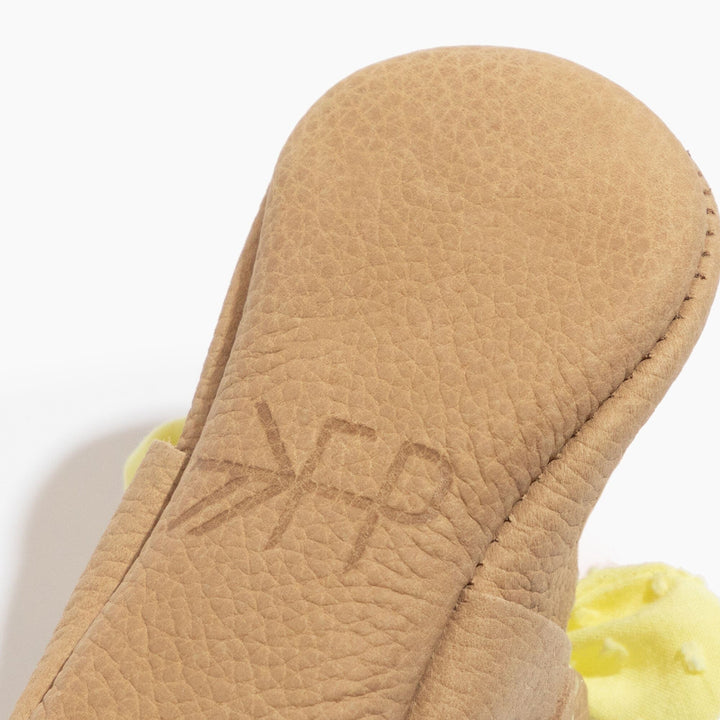 Banana Cream Knotted Bow Shoe