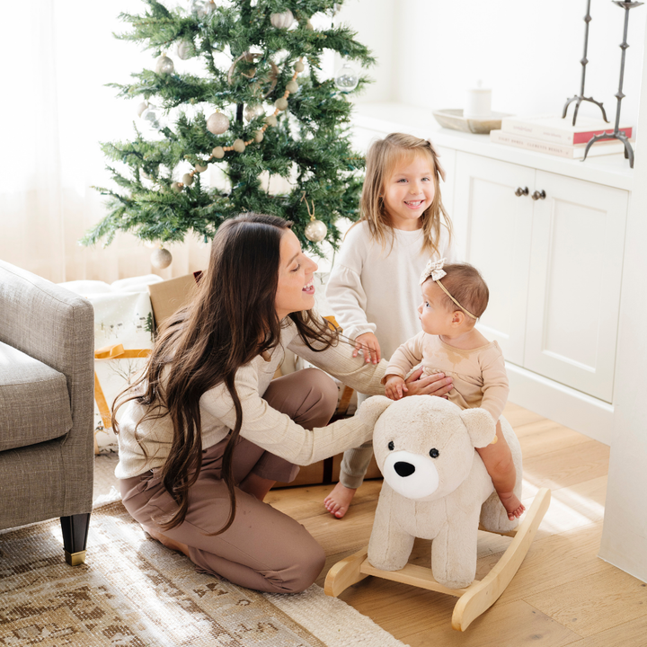 A sweet Bear style from Saranoni becomes a perfect rocker for toddler engagement, imaginative play, and long-lasting nursery value.