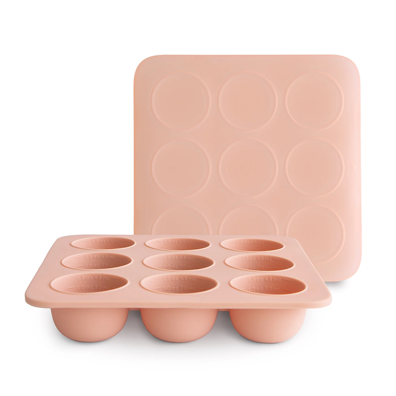 Mushie Baby Food Freezer Tray Blush