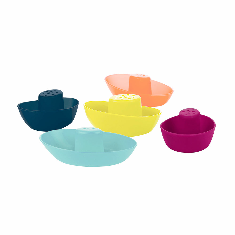 toddler bath toys from boon, boat fleet water toys