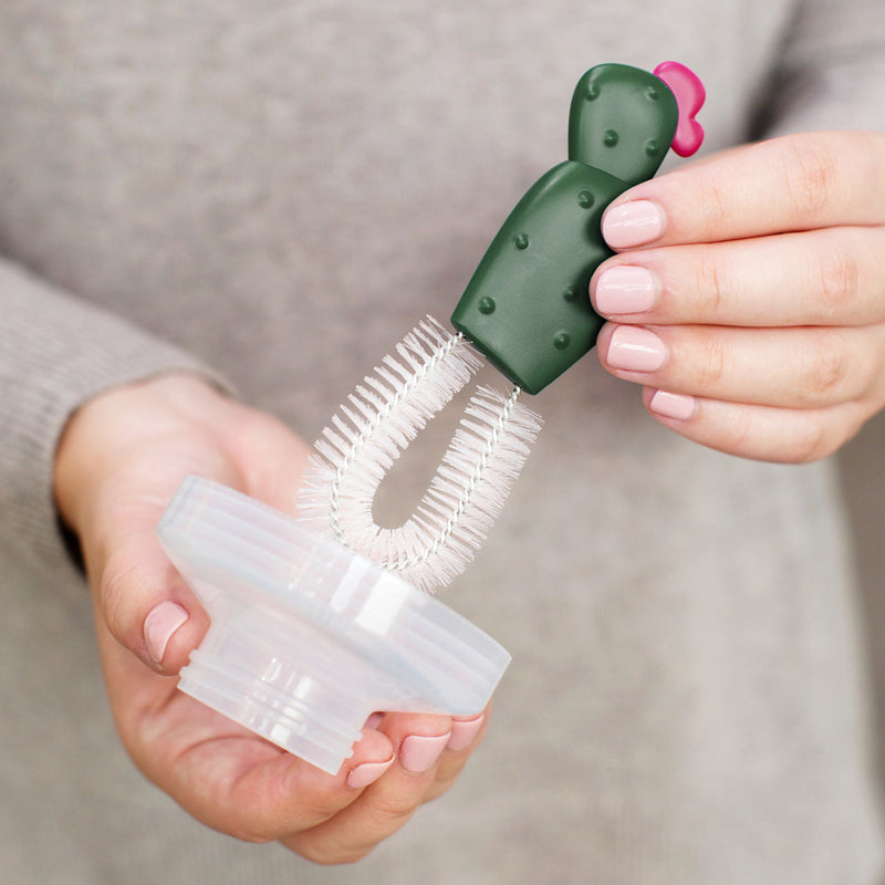 Boon cacti brush cleaning set for baby bottles