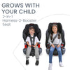 Britax ClickTight Grow With You Booster in Cool Gray, a high-performance Britax car booster seats option.