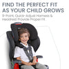 Britax Contour Black Grow With You ClickTight Harness-2-Booster, a leading Britax car seat for children.