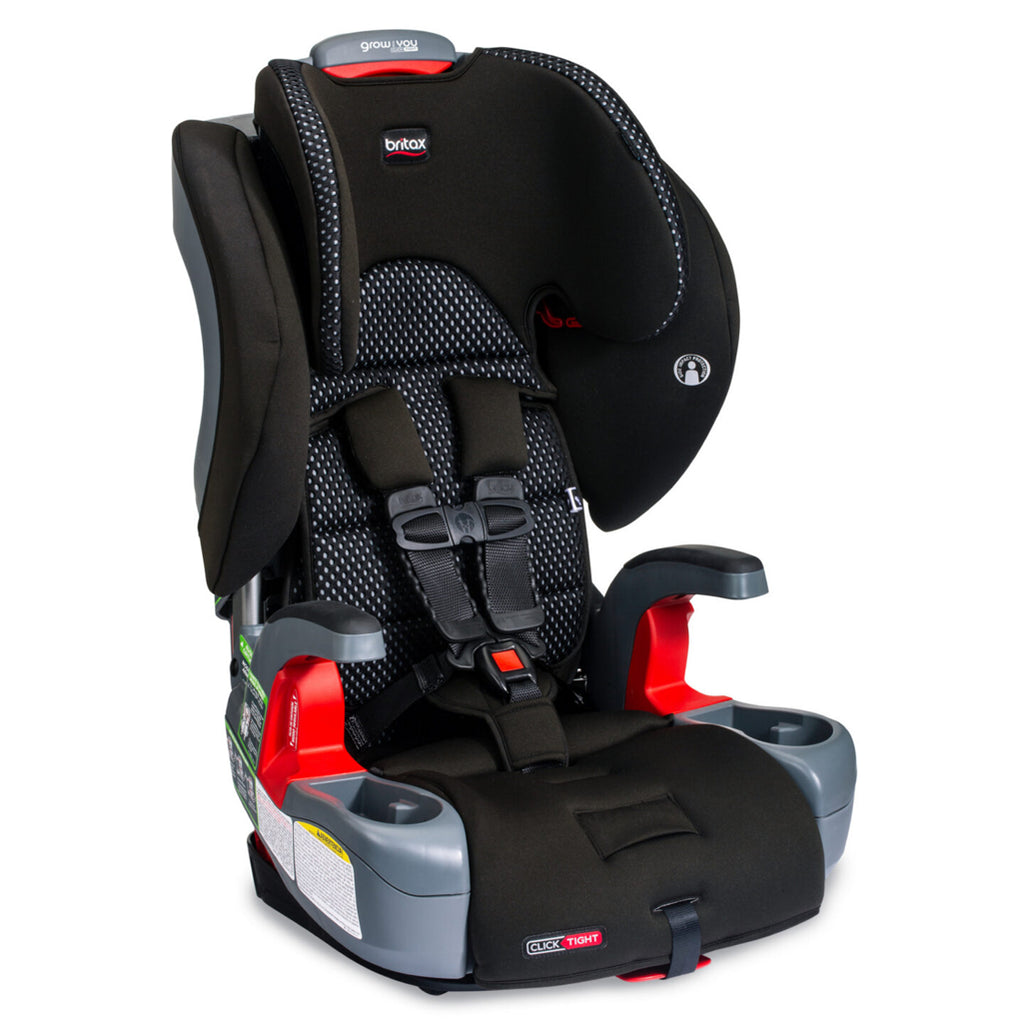 Britax Grow With You Harness-2-Booster ClickTight in Cool Flow Gray, an advanced Britax grow with you clicktight harness-2-booster car seat.