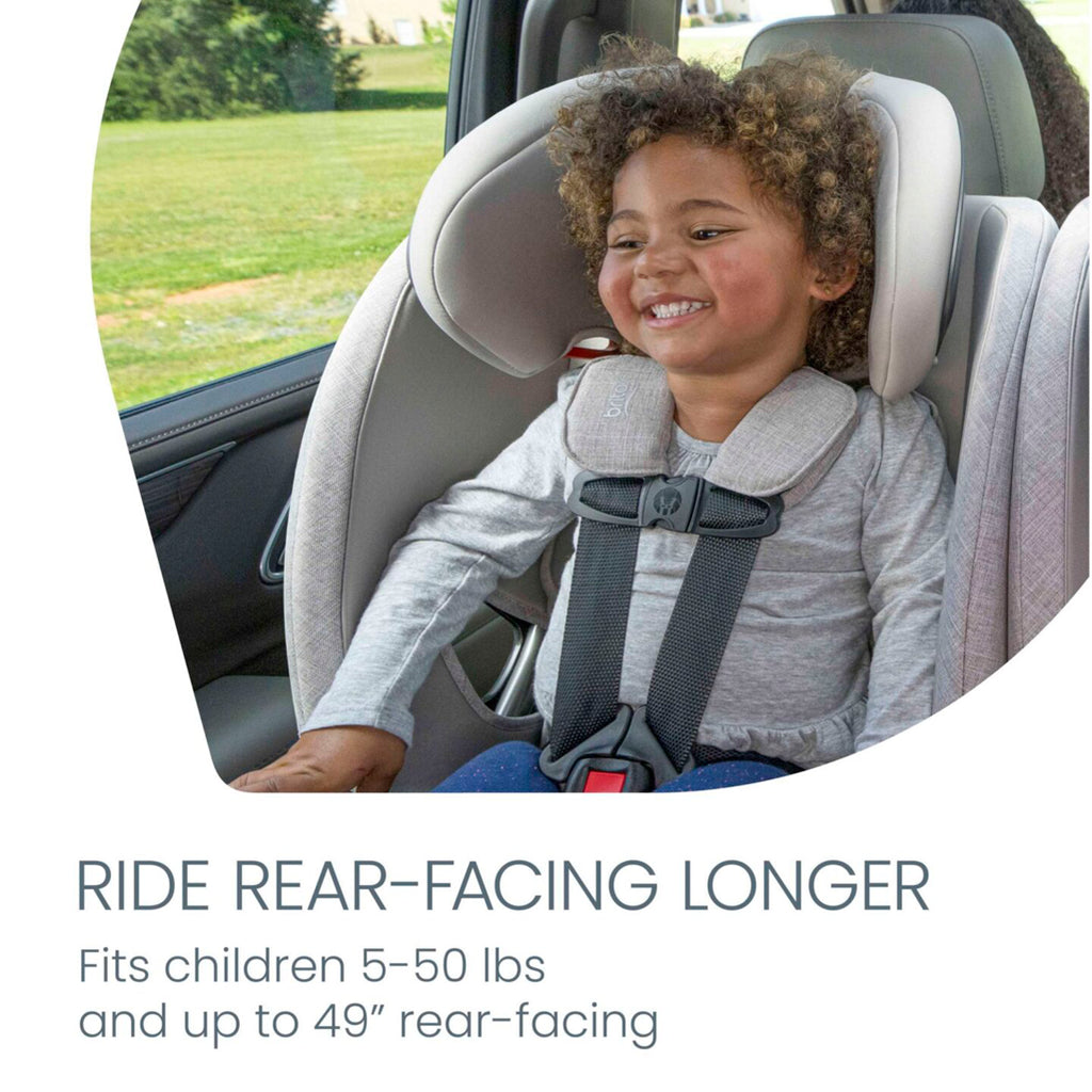 Britax One4Life ClickTight all-in-one car seat in Parchment, ensuring top-tier safety for growing kids.