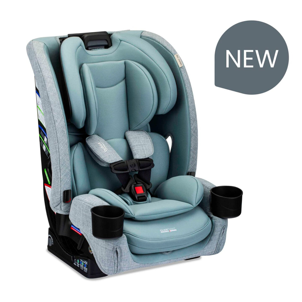 Britax One4Life Slim Fit ClickTight all-in-one infant car seat in Sea Foam, designed for a perfect fit.