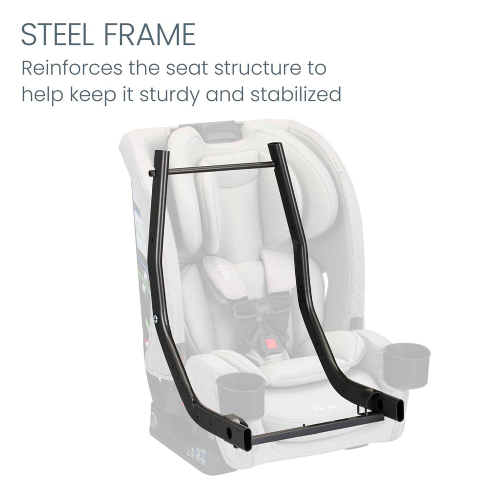 Britax Slim ClickTight all-in-one car seat in Parchment, designed for safety and comfort from infancy to booster.