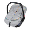 Britax car seat cover for infants, in arctic grey