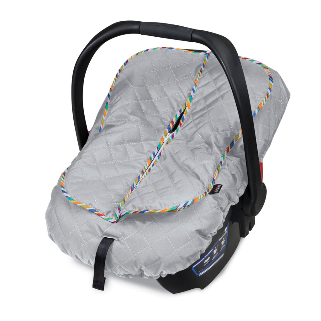 Britax car seat cover for infants, in arctic grey