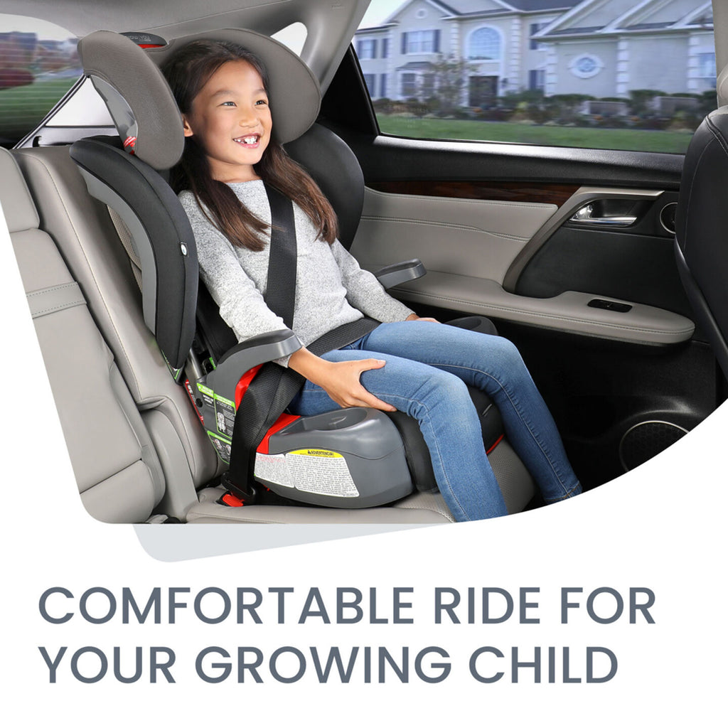 Britax Grow With You ClickTight Booster Car Seat in Gray Contour, a premium Britax one4life model.