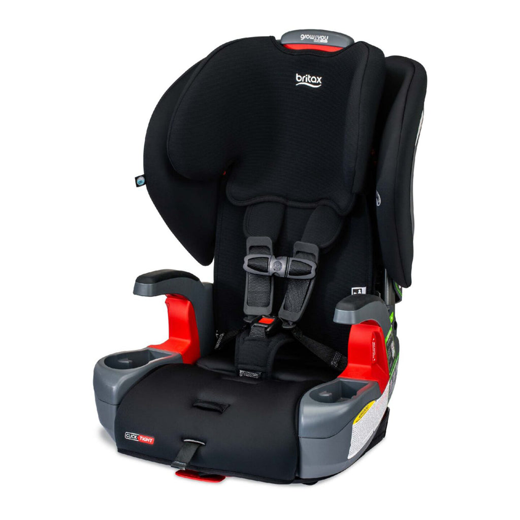 Britax Grow With You ClickTight Harness-2-Booster in Black, a durable and comfortable Britax booster seat.