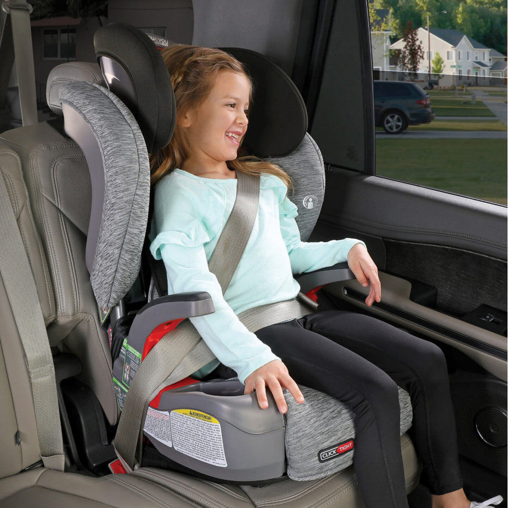 Britax Harness-2-Booster ClickTight in Cool Flow Gray, engineered for safety as a Britax grow with you model.