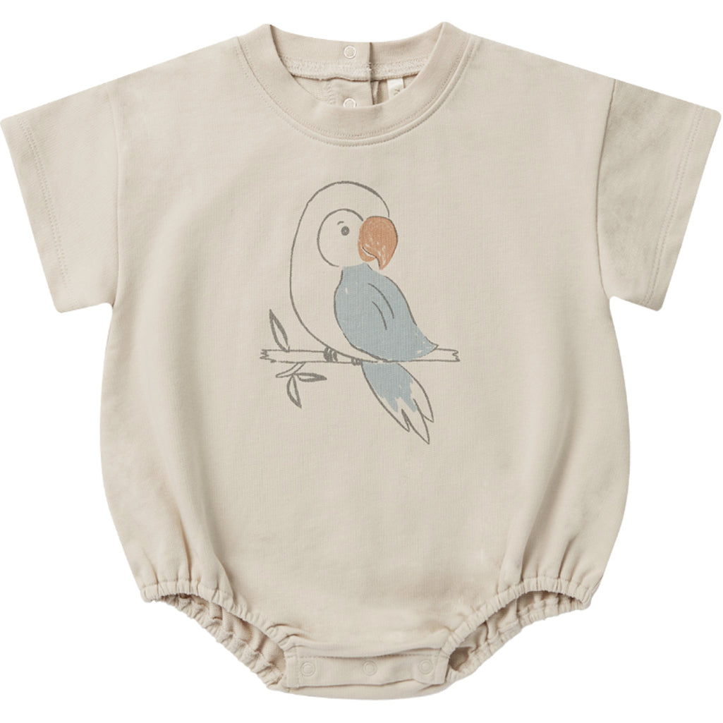 rylee & cru cute bubble romper parrot