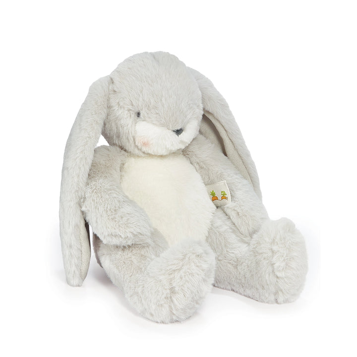 Bunnies by the Bay Little Nibble Bunny, cuddly gray stuffed animal for babies and kids