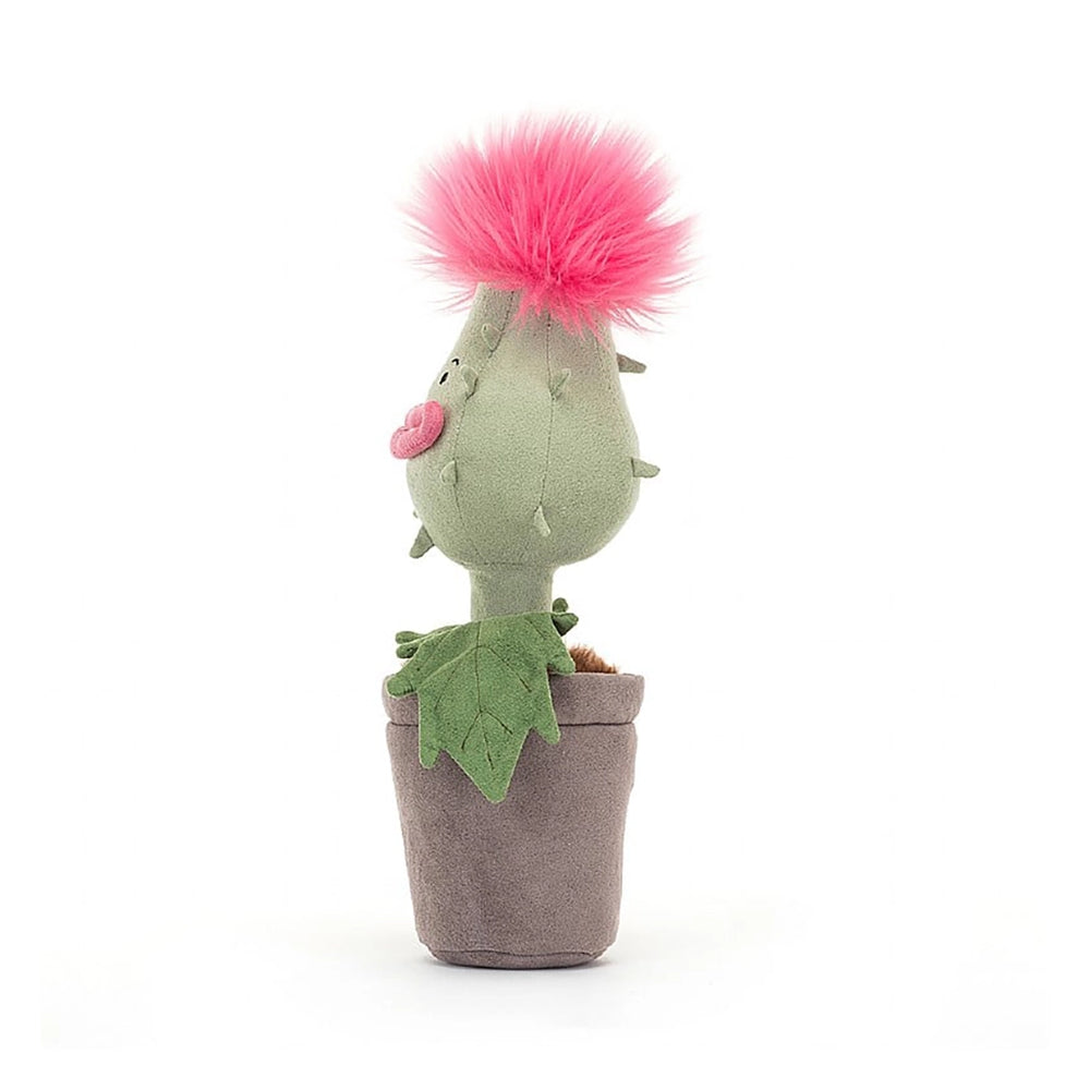 Pink plant plush toy by jellycat