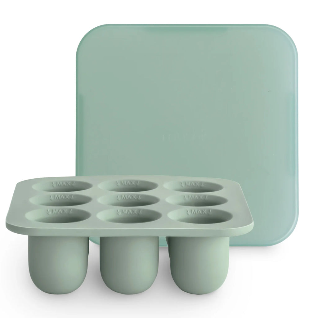 mushie baby meal prep freezer tray cambridge blue