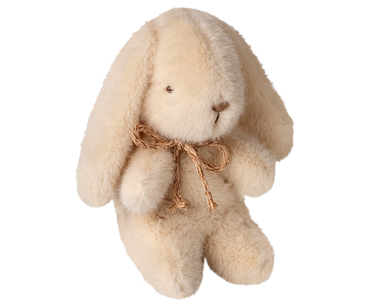 The Maileg Plush Bunny Mini in Cream appears cuddly and bright, making it a sweet choice for fans of plushies.