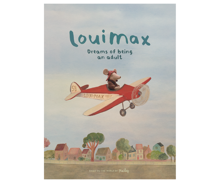Maileg Poster - Louimax - Airplane dollhouse accessory