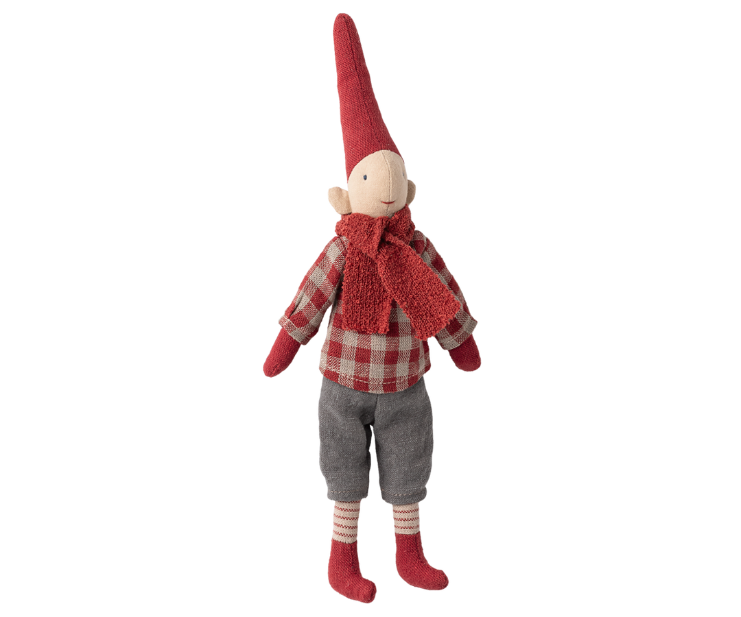 Pixy, Size 1 - Boy - Red checkered shirt