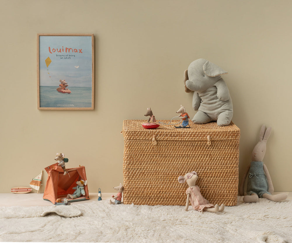 Maileg Poster - Louimax - Rubberboat dollhouse accessory