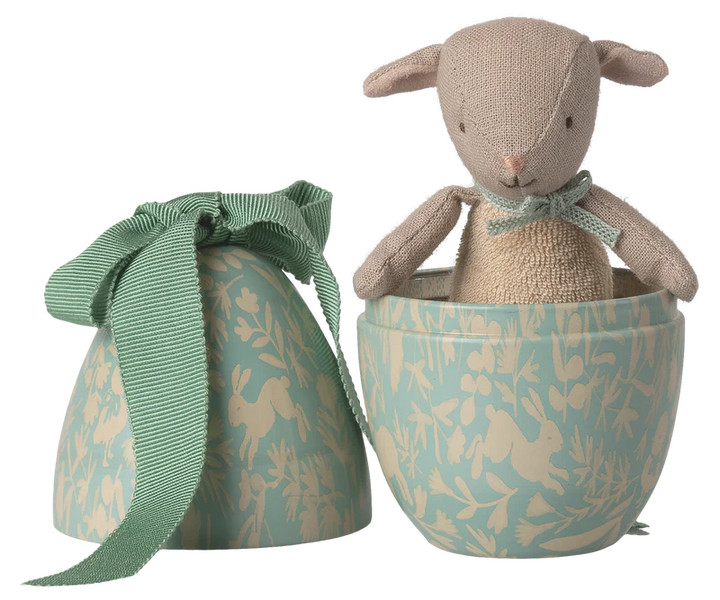 Easter Egg With Micro Lamb, Small