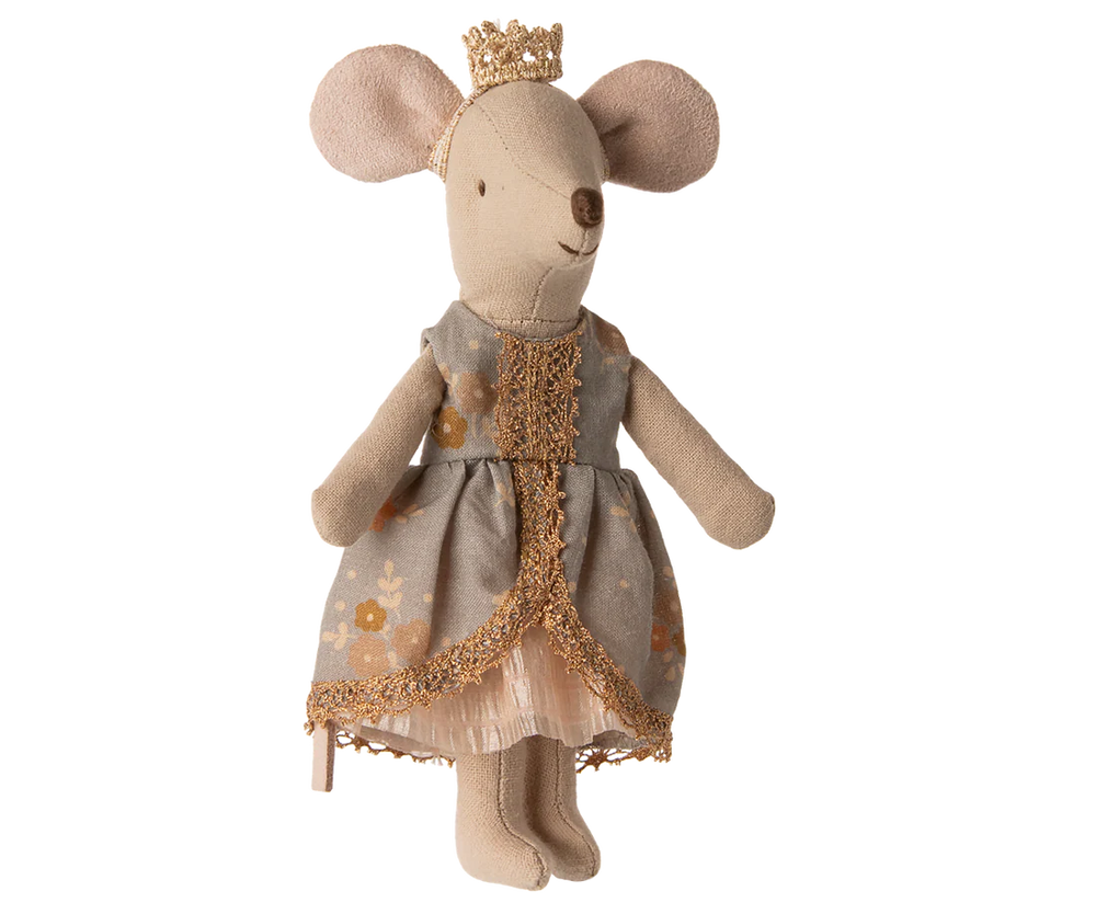Dressed in the Maileg Princess Dress, Big Sister Mouse becomes a charming highlight of any accessories dolls collection