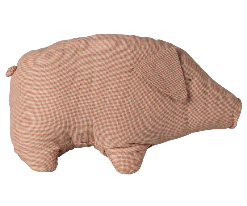 Soft and lovable, the Maileg Polly Pork stuffed animals inspire playful adventures