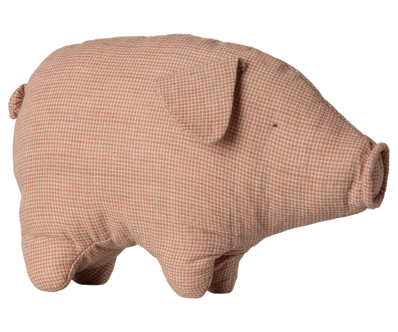 Whimsical Maileg Polly Pork plushies crafted with soft fabric and charming pig details