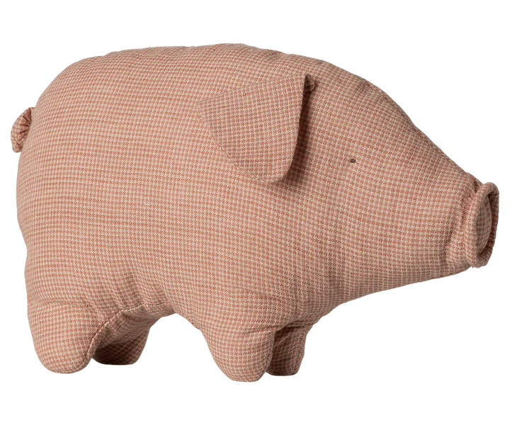 Whimsical Maileg Polly Pork plushies crafted with soft fabric and charming pig details