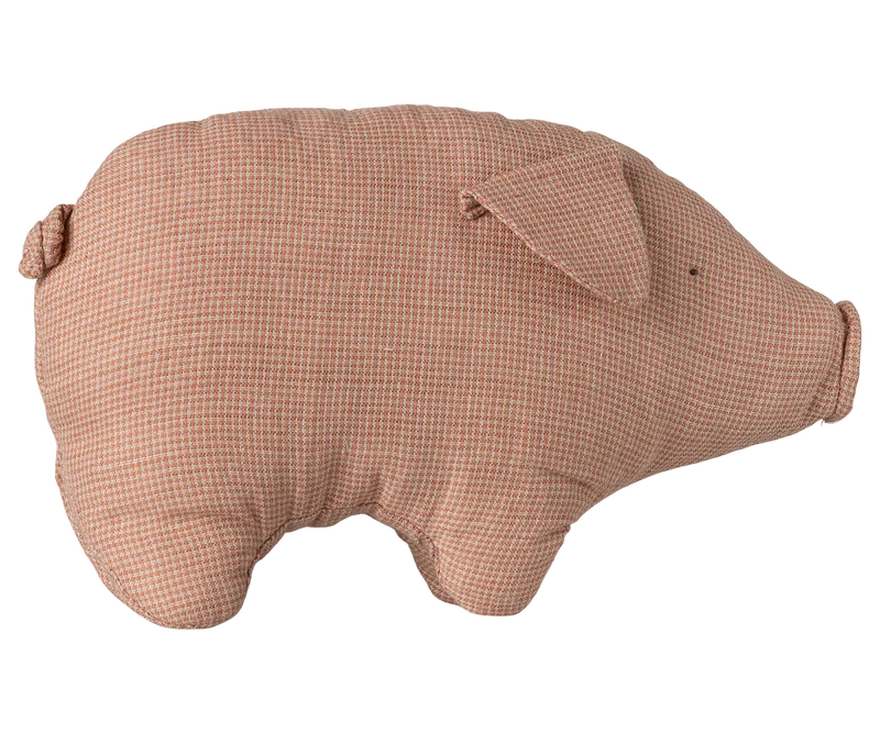 Cuddly Maileg Polly Pork stuffed animal designed for imaginative play and cozy cuddles
