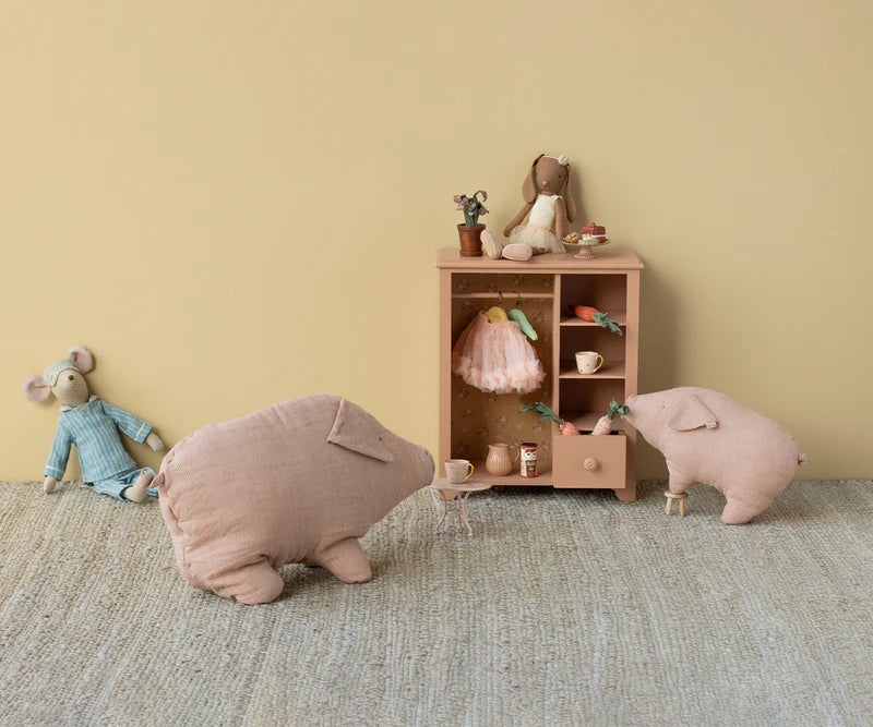 Bring home Maileg Polly Pork plush toys with sweet Scandinavian-inspired styling