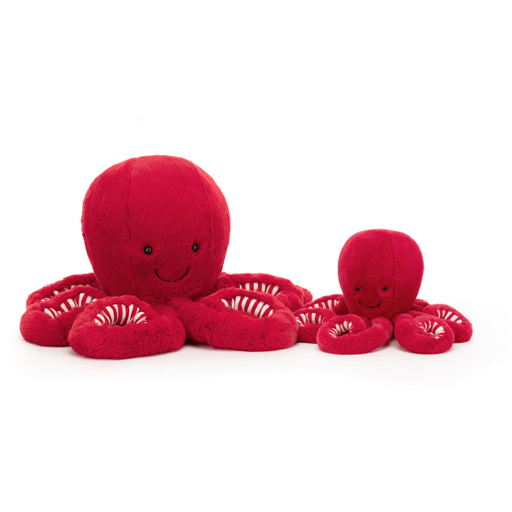 Jellycats stuffies cranberry octopus