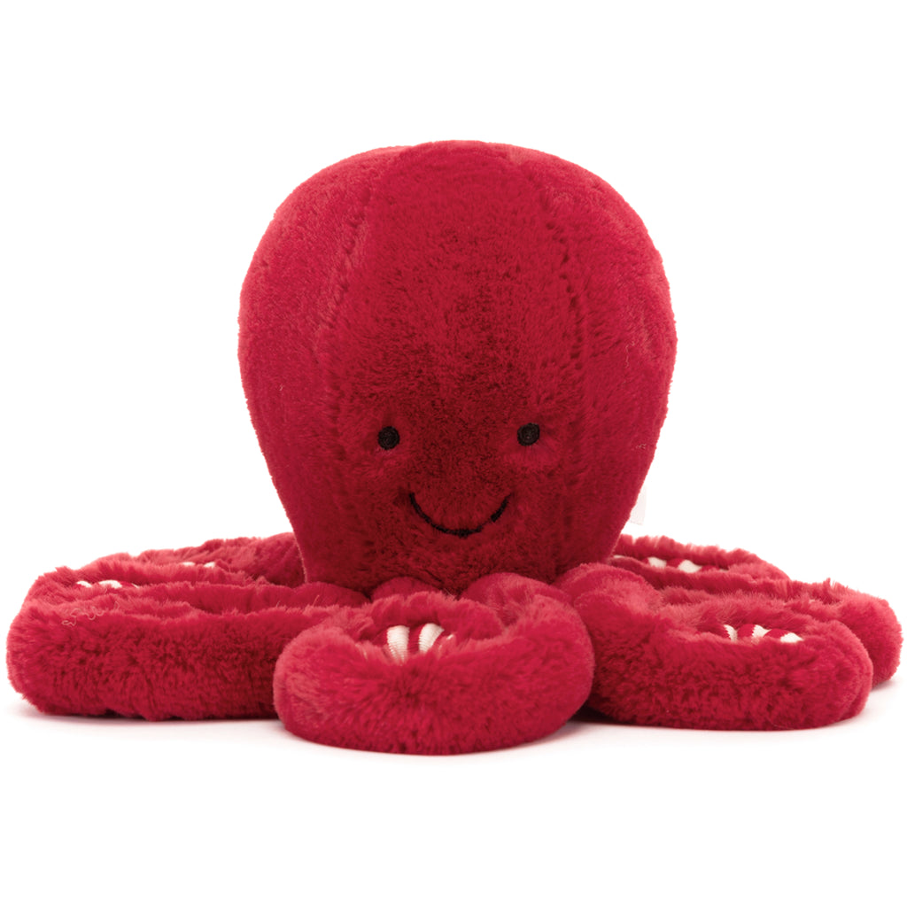 Jellycat stuffed animal cranberry octopus