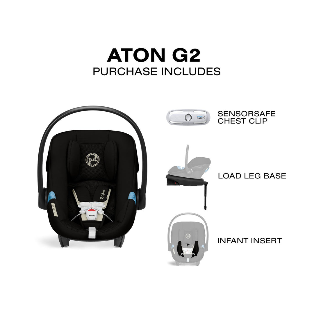 Cybex Aton G2 Infant Car Seat + Load Leg Base
