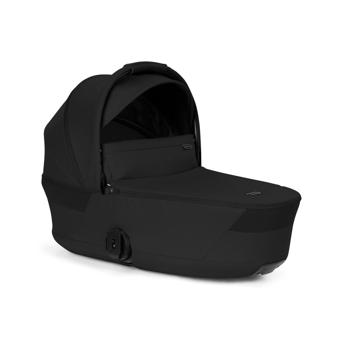Moon Black Gazelle S 2 Foldable Cot by CYBEX with sun visor