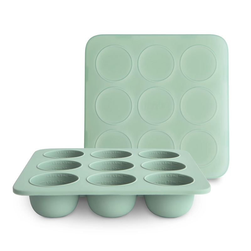 Mushie Baby Food Freezer Tray Cambridge Blue