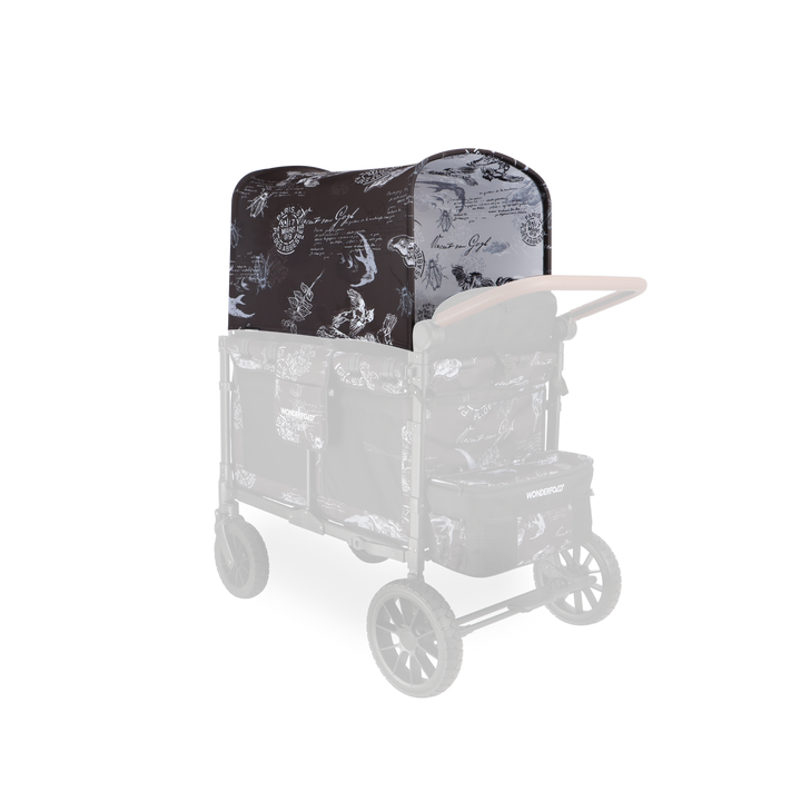 WonderfoldÕs Elite/Luxe Canopy Fabric in Van Gogh Sketches brings art to your stroller wagon
