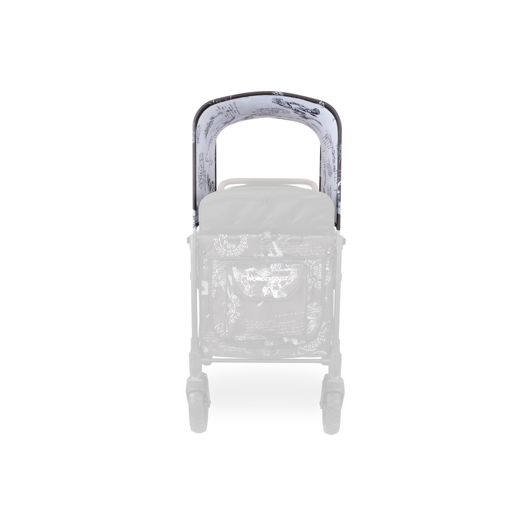 Add a painterly touch to your stroller wagons with Wonderfold's Van Gogh Sketches canopy fabric