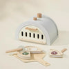 Coco Village pretend play pizza oven wooden toy